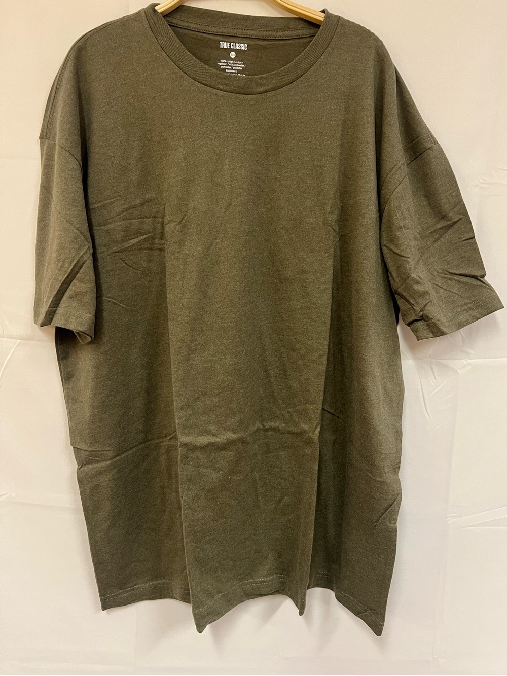 NEW TRUE CLASSIC MENS CREW NECK T-SHIRT size: 2XL